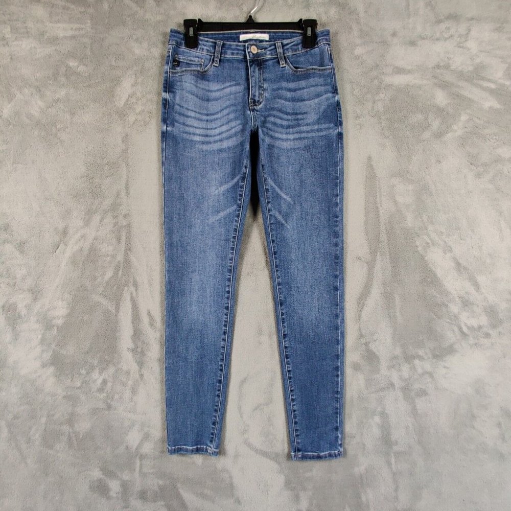 KanCan Jeans Women 26 5 Blue Estilo Skinny Low Rise Denim Stretch Pants 26x29